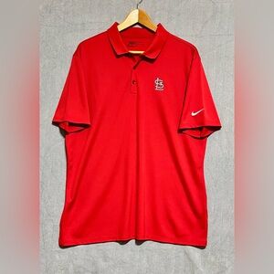 Nike Golf‎ St. Louis Cardinals Bold Red Polo Shirt